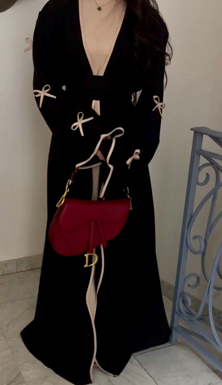 Elegant Two-Tone Gown & Inner Set