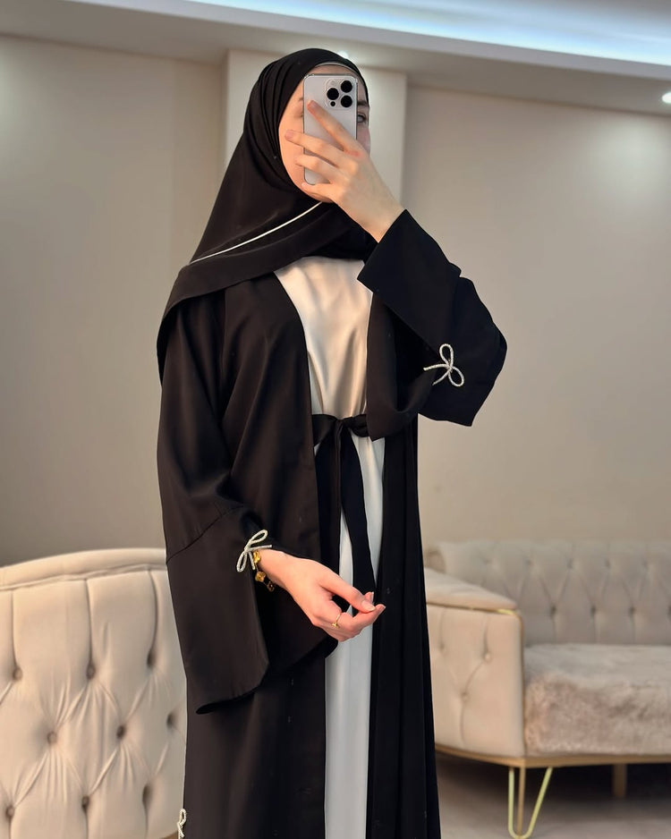 Elegant Double Georgette Inner Dress with Embellished Gown