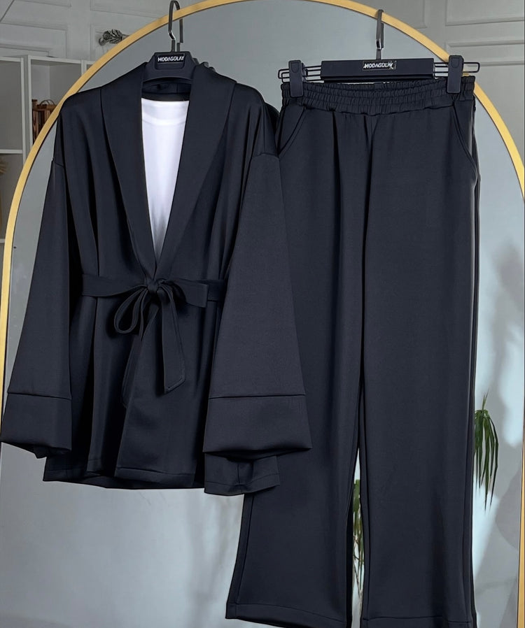 Luxe Double Georgette Three-Piece Set
