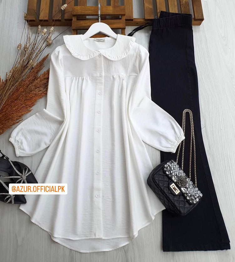 Chic Double Georgette Shirt & Trousers Set