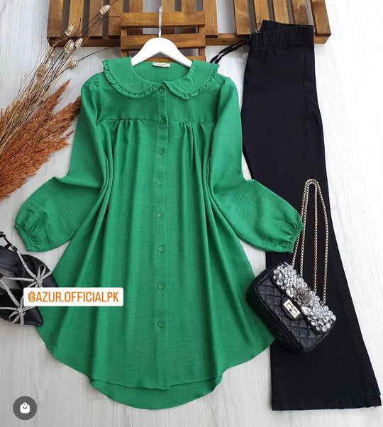 Chic Double Georgette Shirt & Trousers Set