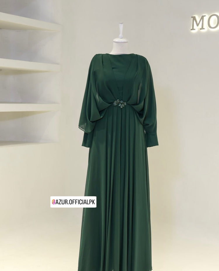 Graceful Draped Gown
