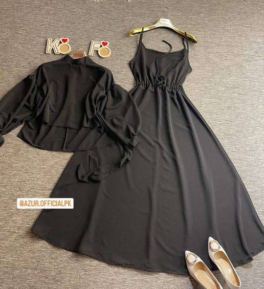 Elegant Double Georgette Two-Piece Set