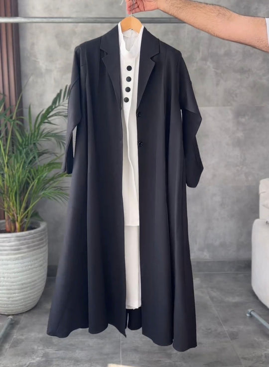 Classic Three-Piece Set – Wash n Wear Gown & Double Georgette Shirt & Trousers