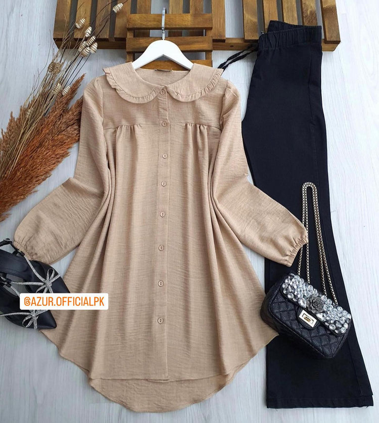 Chic Double Georgette Shirt & Trousers Set