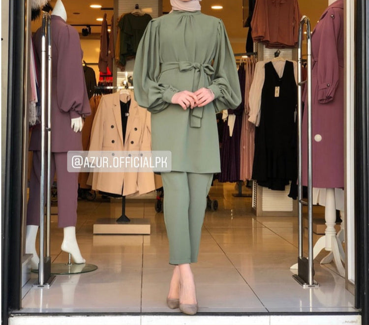 Elegant Double Georgette Two-Piece Set
