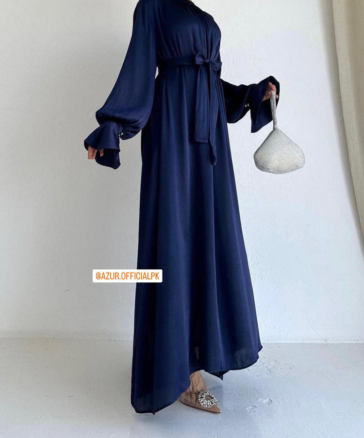 Elegant Silk Flowy Maxi Dress