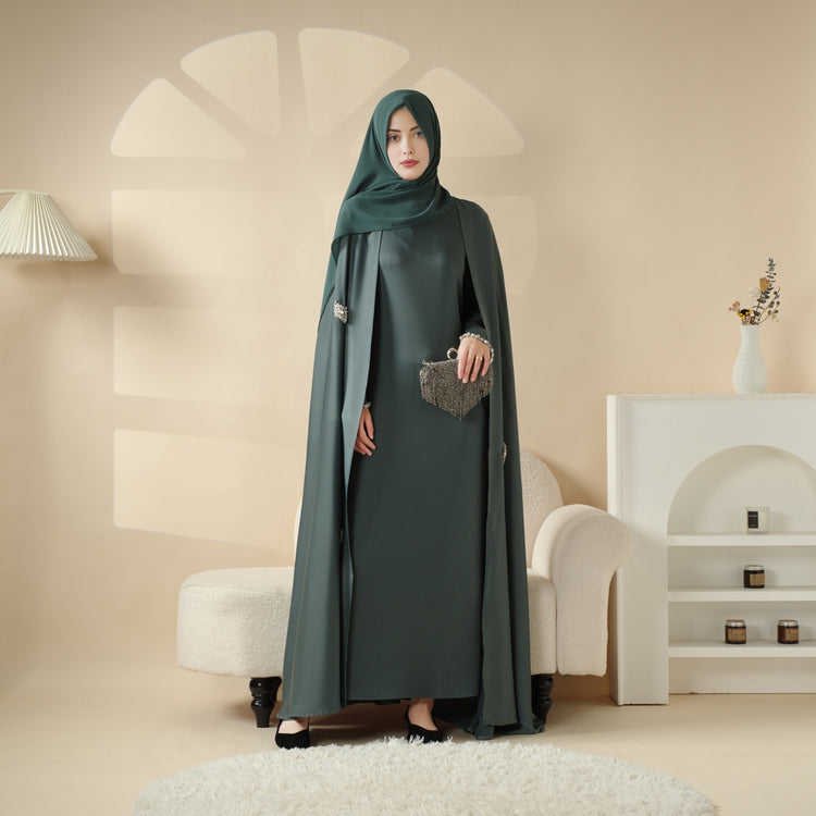 Graceful Cape Dress