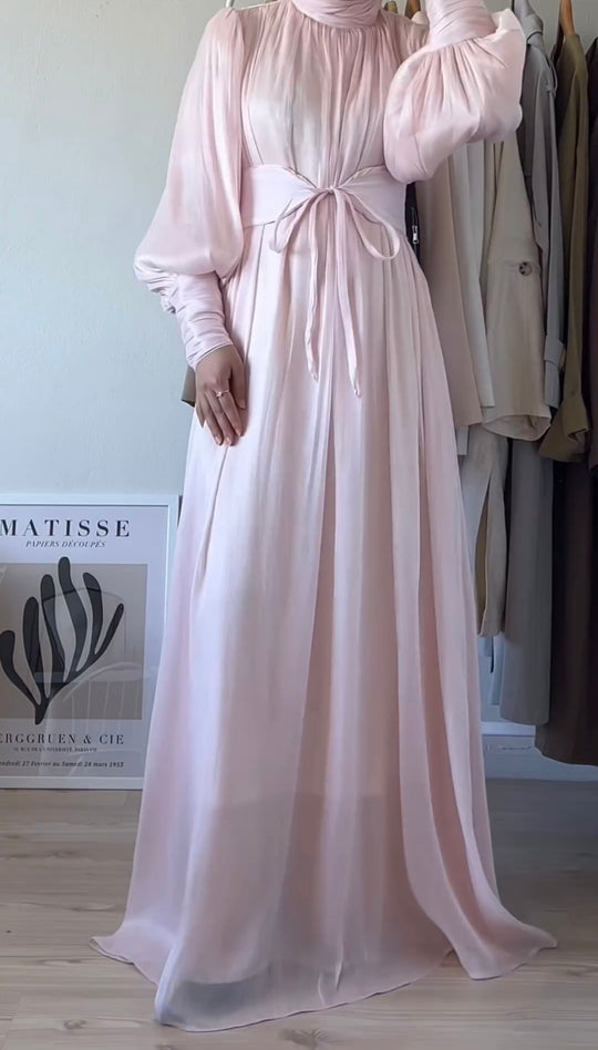 Blush Elegance Maxi Dress