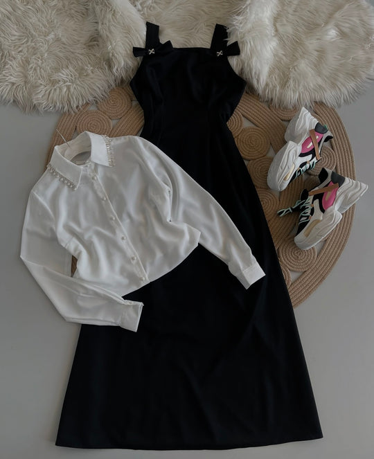 Elegant Double Georgette Dress Set