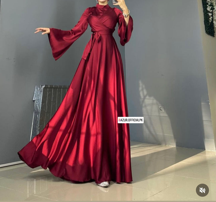 Elegant Silk Gown