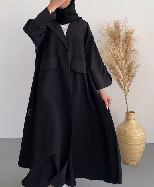 Classic Black Abaya