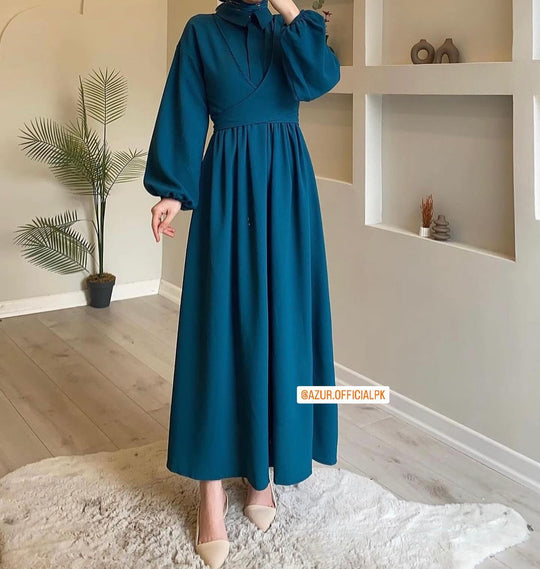 Graceful Wrap Maxi Dress