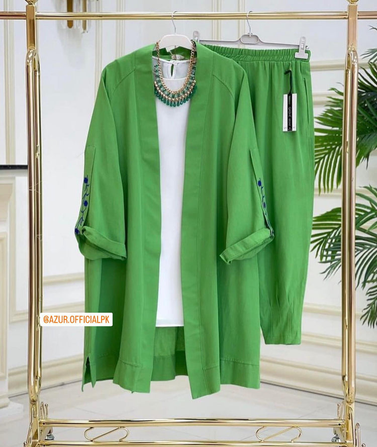 Chic Three-Piece Gown Set