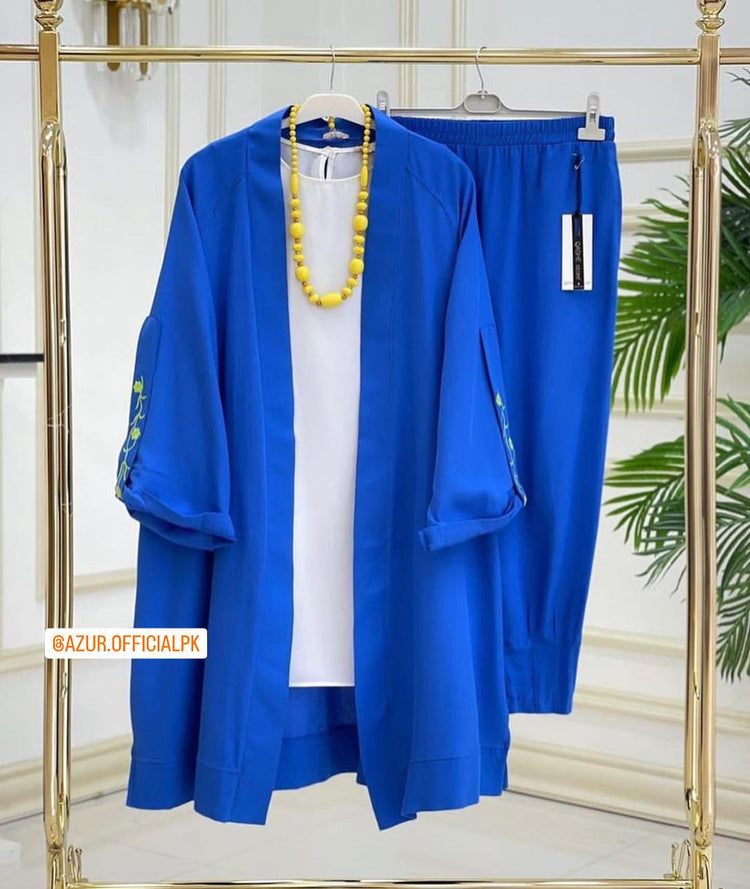 Chic Three-Piece Gown Set