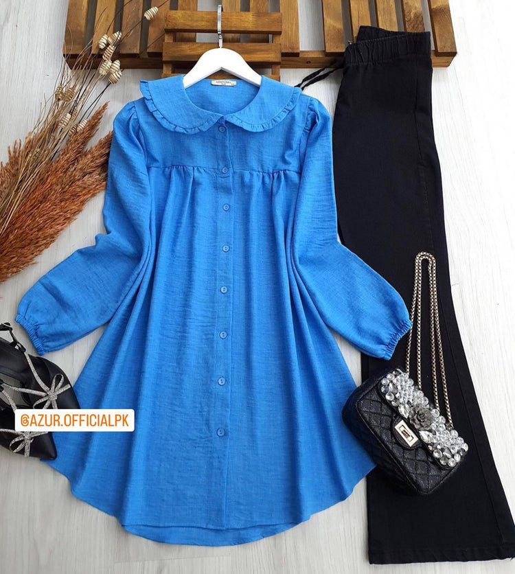 Chic Double Georgette Shirt & Trousers Set