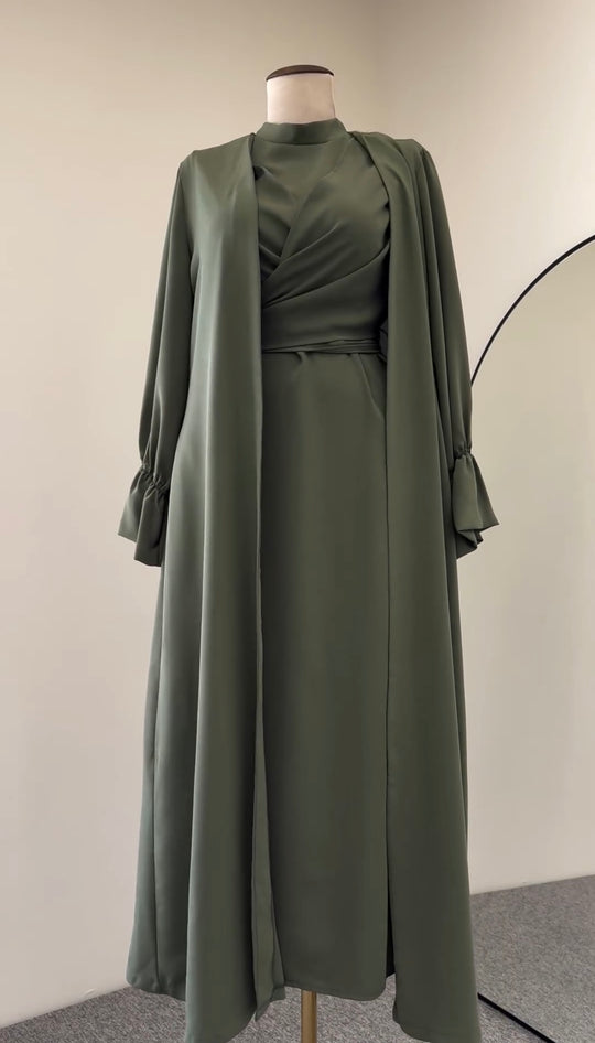 Elegant Double Georgette Gown Set