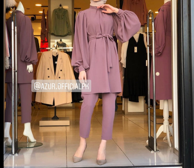Elegant Double Georgette Two-Piece Set