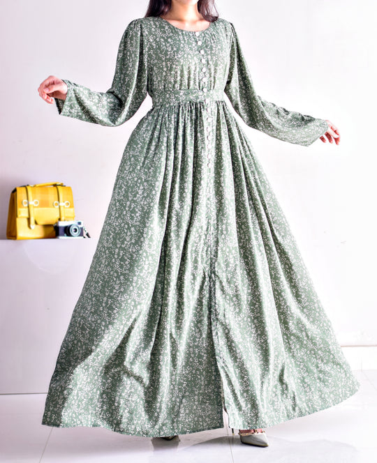 Classic Cotton Long Gown & Trousers Set