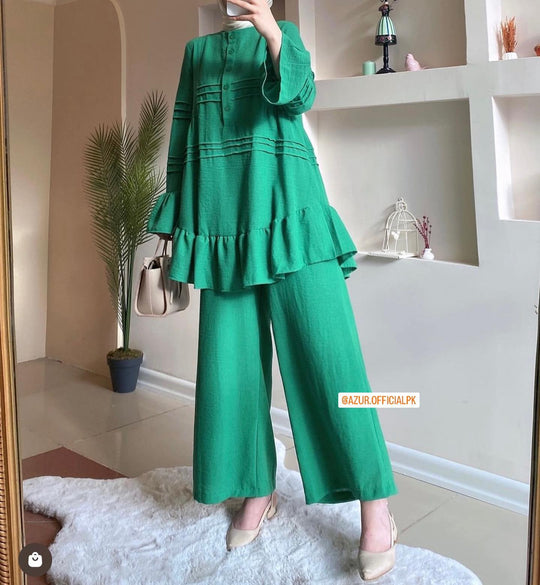 Ruffled Elegance Co-Ord Set