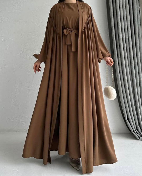 Classic Inner & Gown Abaya Set