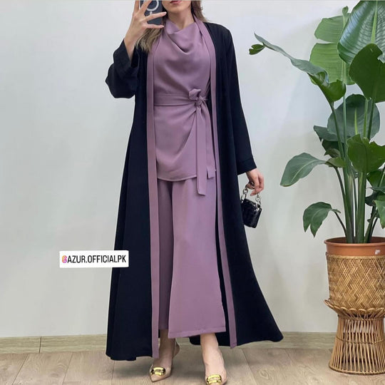 Double Georgette Three-Piece Set