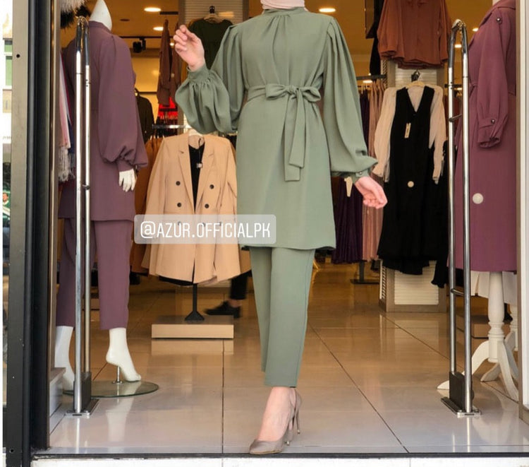 Elegant Double Georgette Two-Piece Set