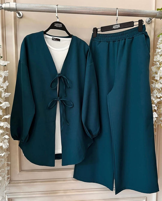 Chic Tie-Front Co-Ord Set