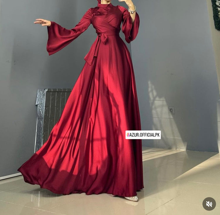 Elegant Silk Gown