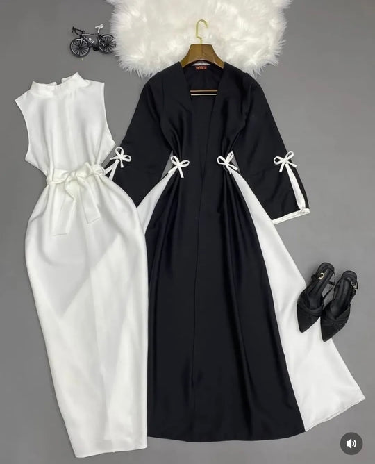 Elegant Two-Piece Gown & Inner Set – Double Georgette Fabric