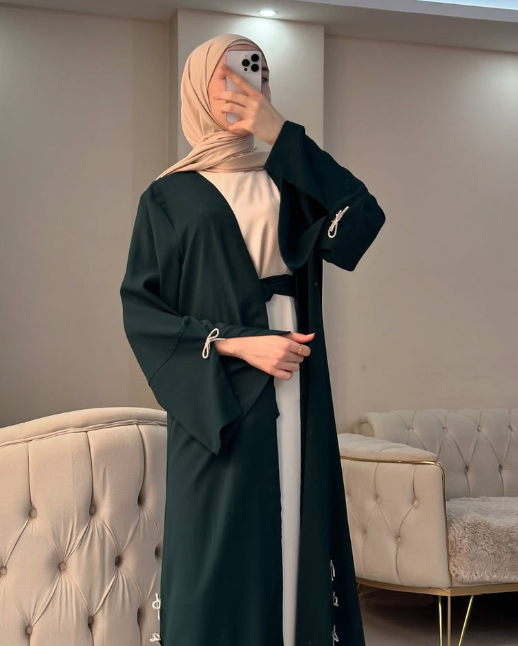 Elegant Double Georgette Inner Dress with Embellished Gown