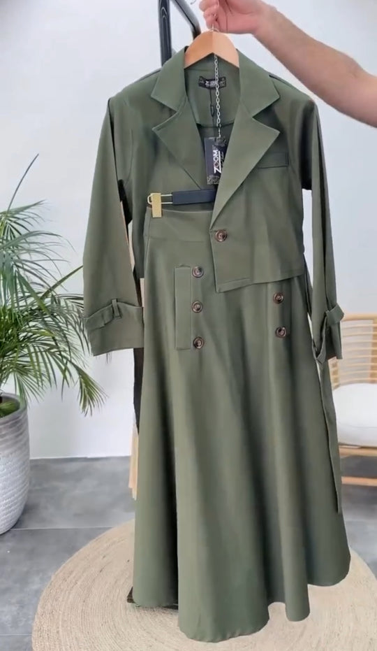 Blazer-Inspired Cotton Co-Ord Set