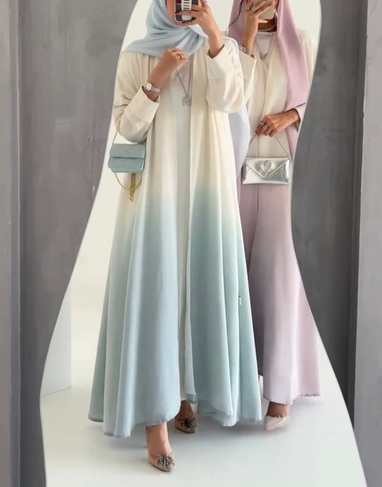 Ombre Elegance Abaya Set