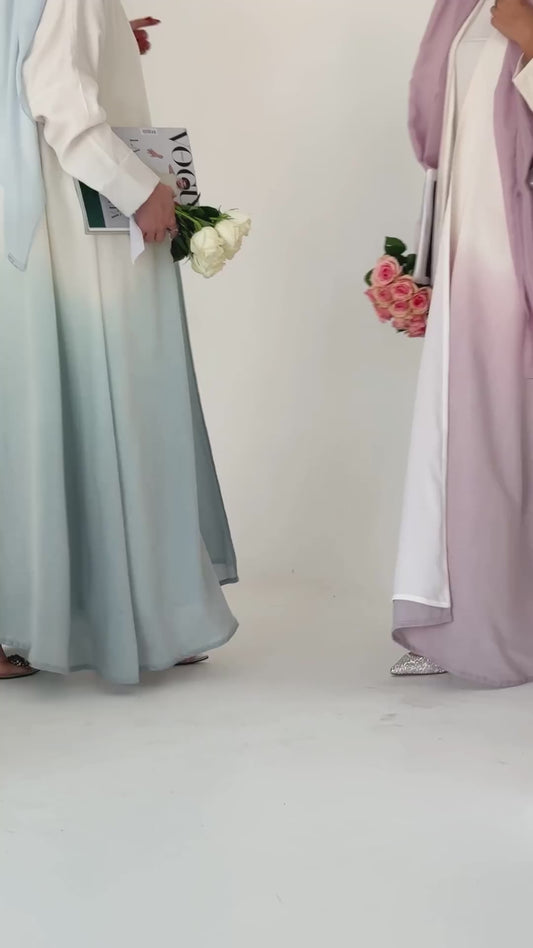 Ombre Elegance Abaya Set