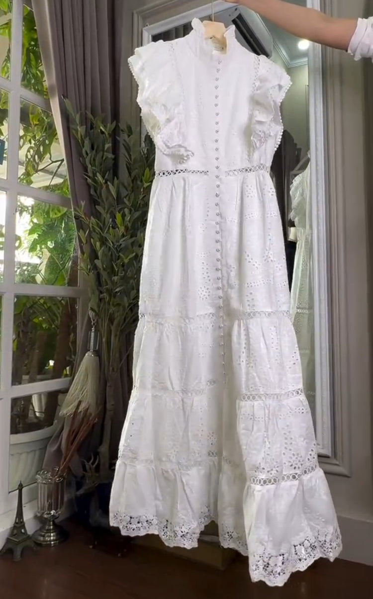 Elegant Chicken Cotton Dress