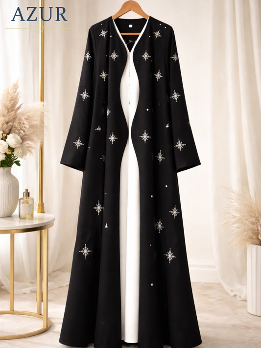 Celestial Noir Abaya Set