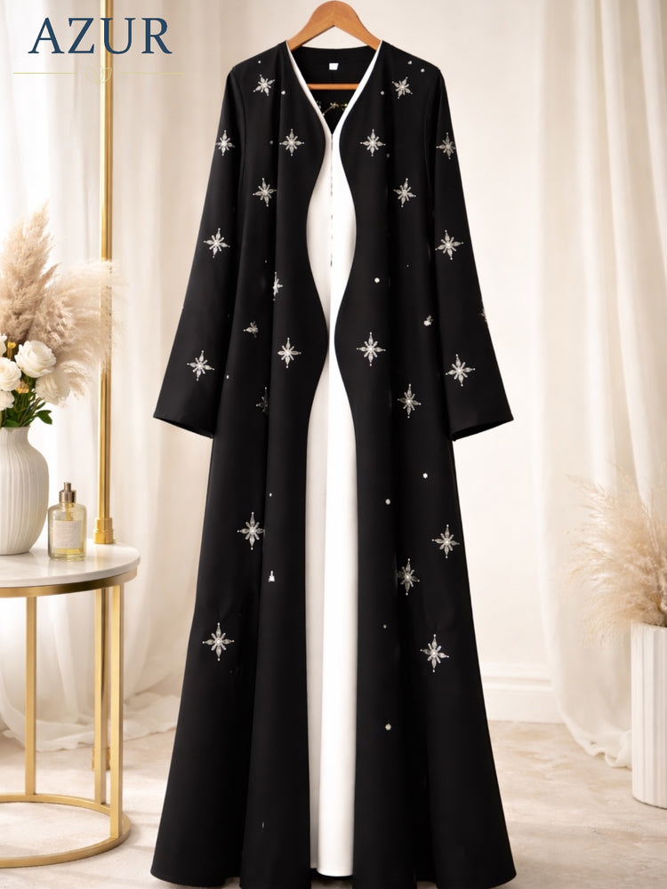 Celestial Noir Abaya Set