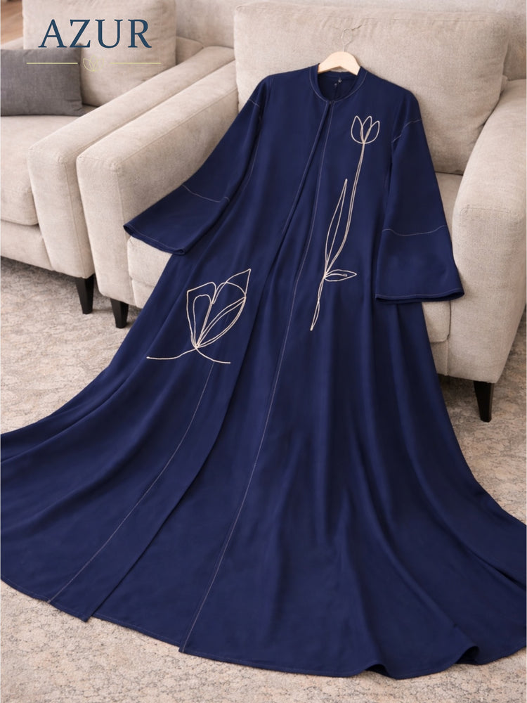 Tulip Line Double Georgette Abaya Set