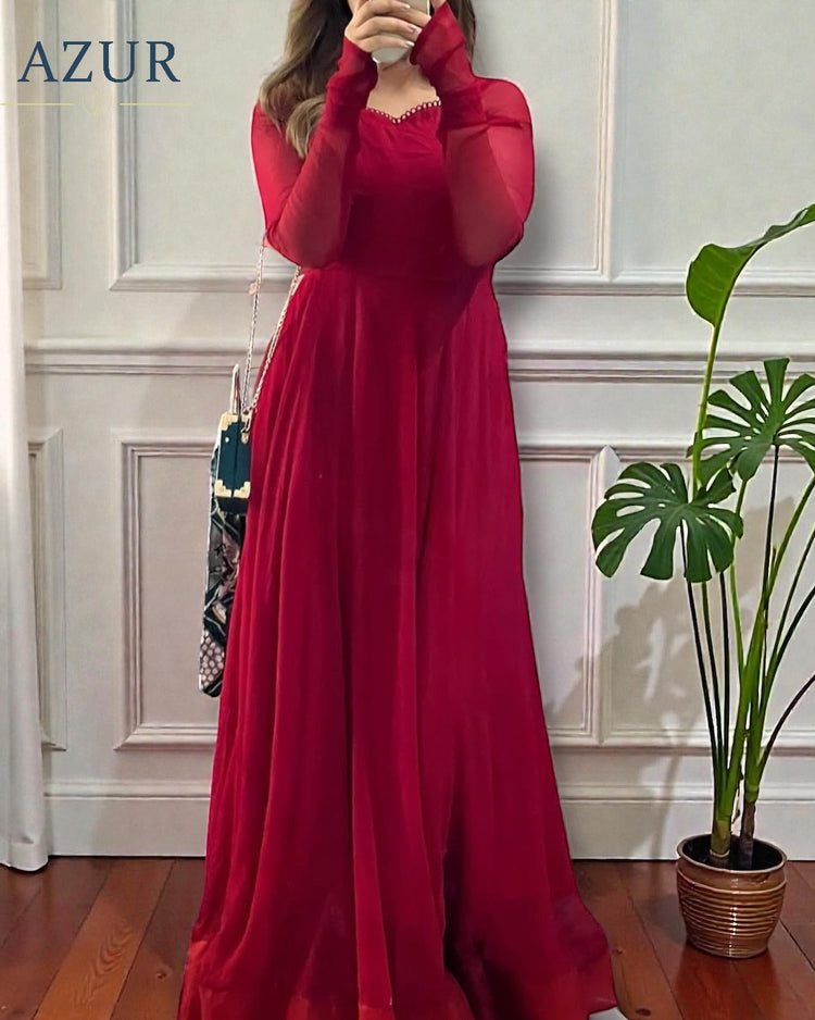 Soft Drape Chiffon Maxi