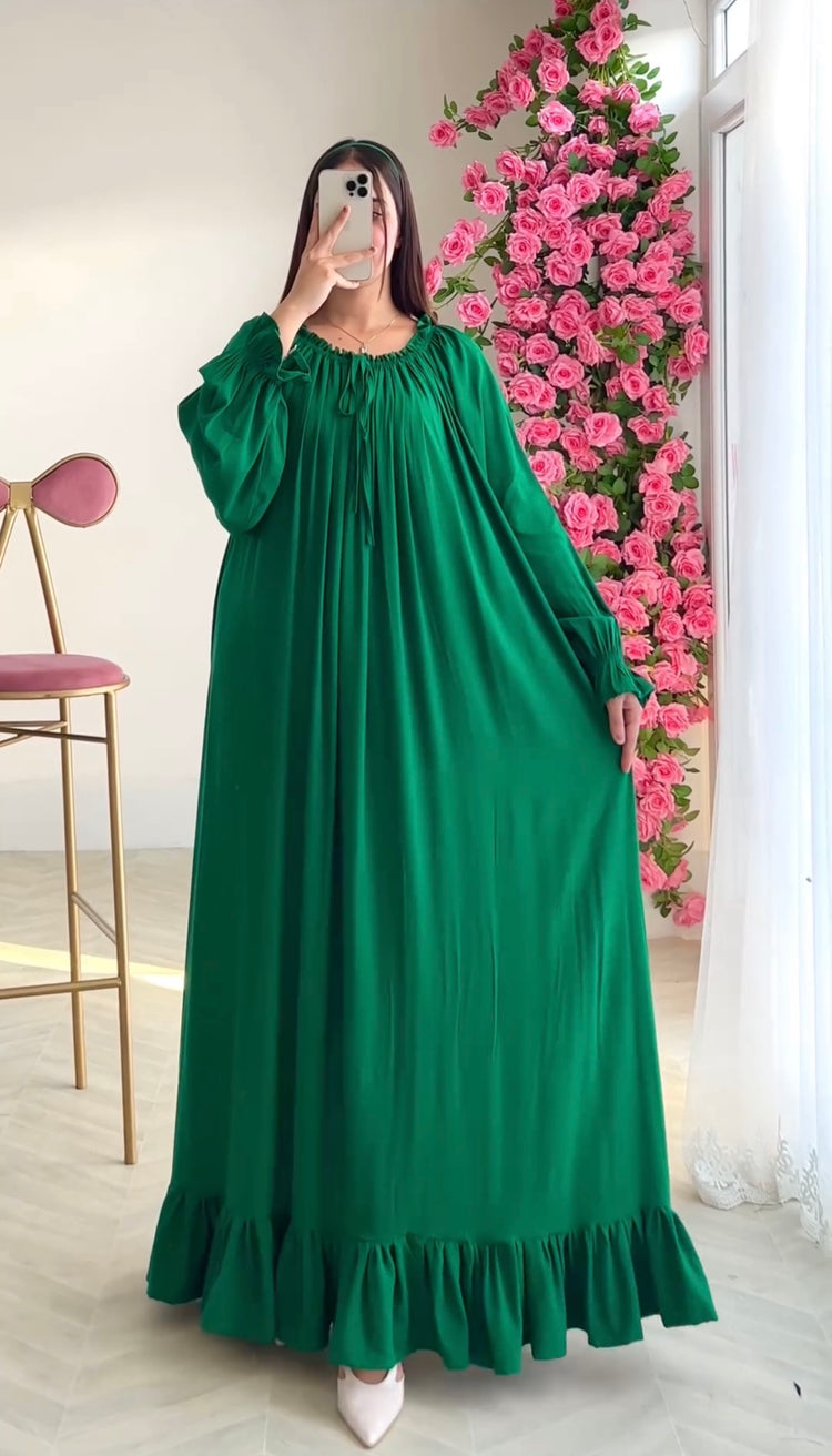 Emerald Flow Abaya