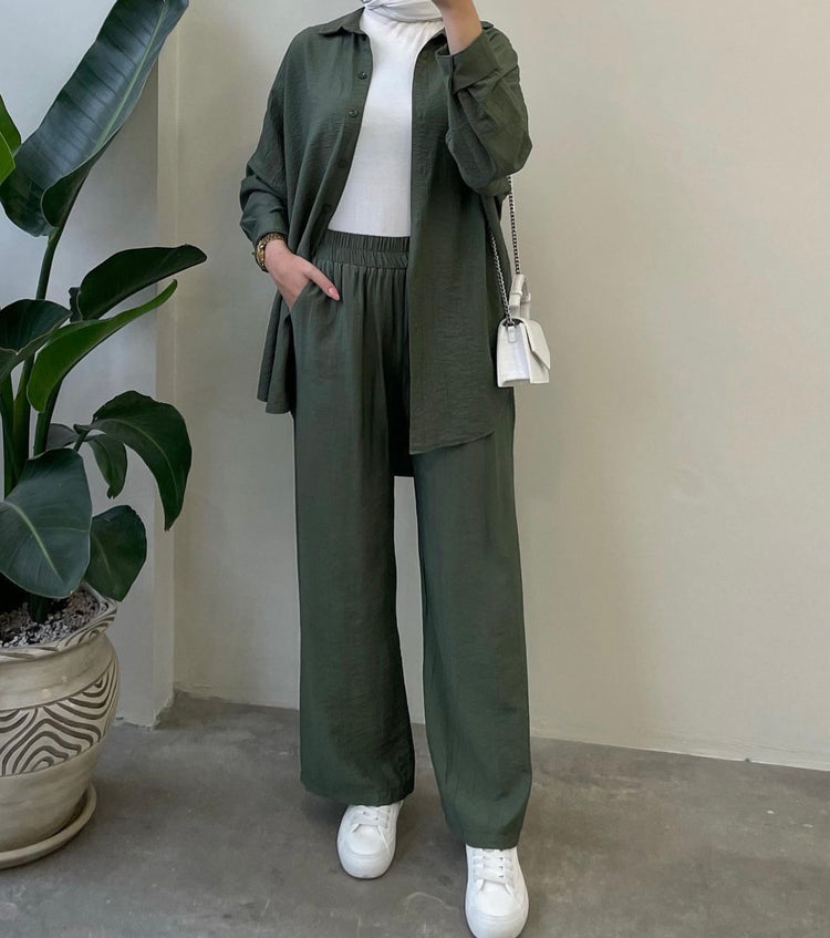 Casual Chic Cotton Co-ord Set