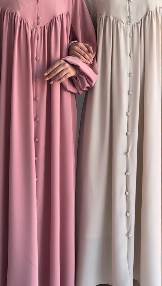 Classic Button-Down Abaya