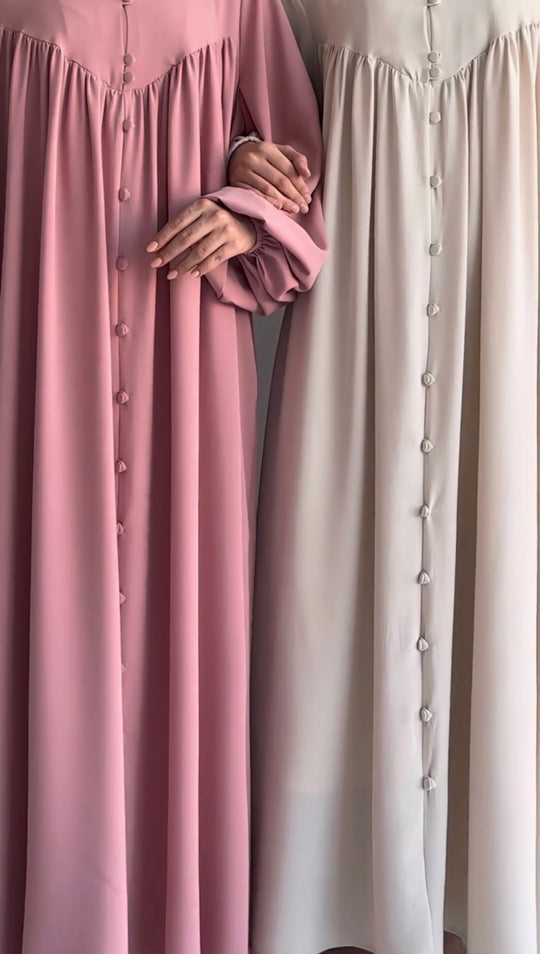 Classic Button-Down Abaya