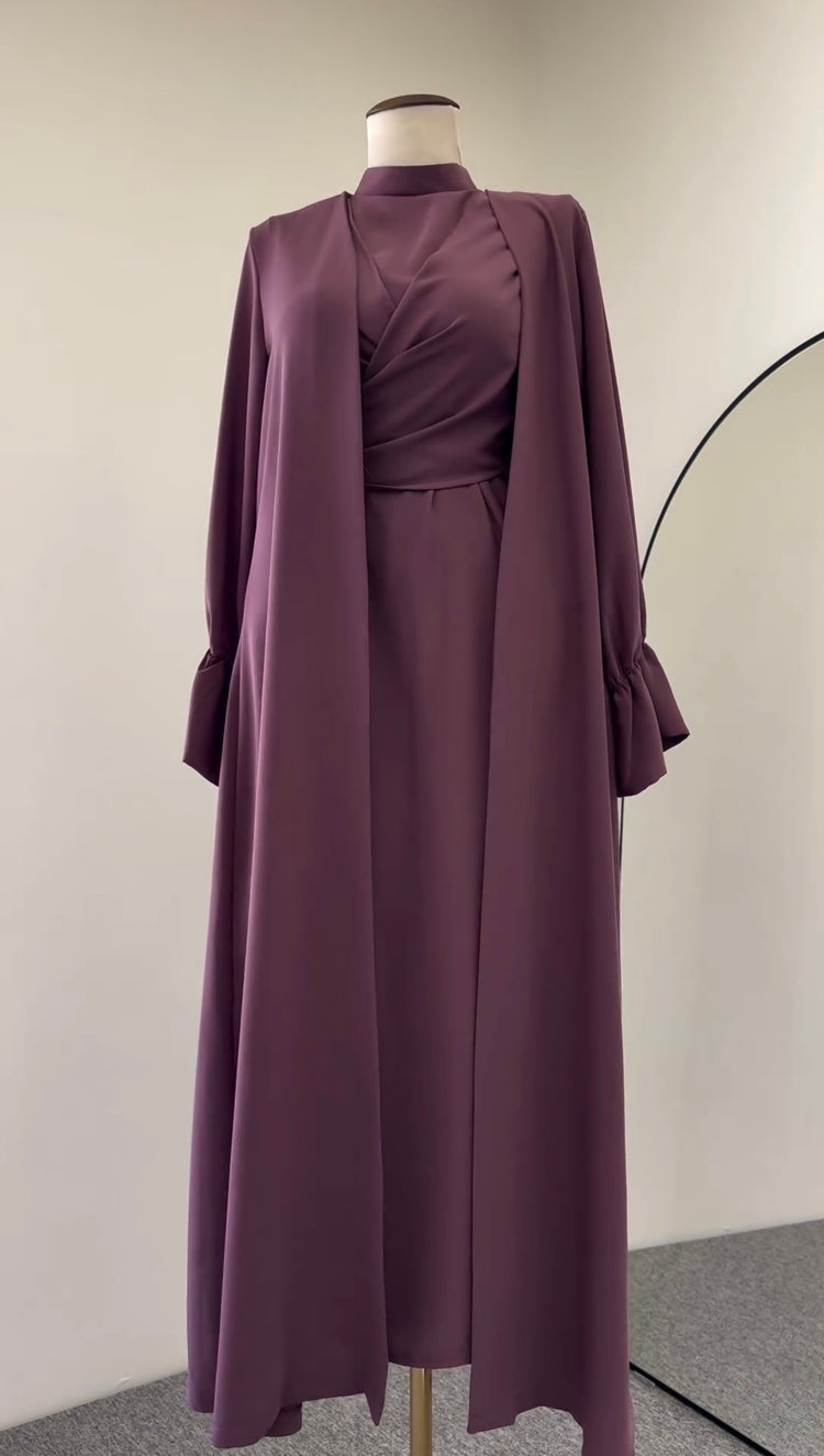 Elegant Double Georgette Gown Set