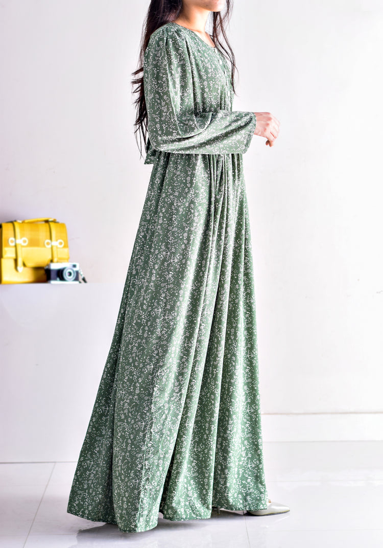 Classic Cotton Long Gown & Trousers Set