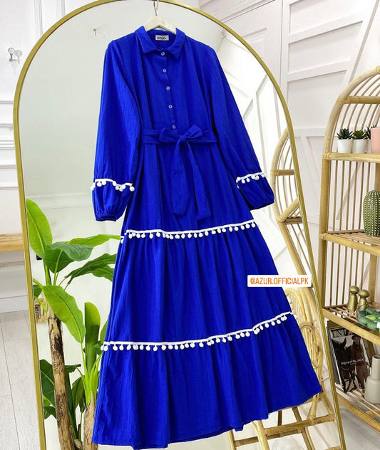 Elegant Tiered Georgette Dress