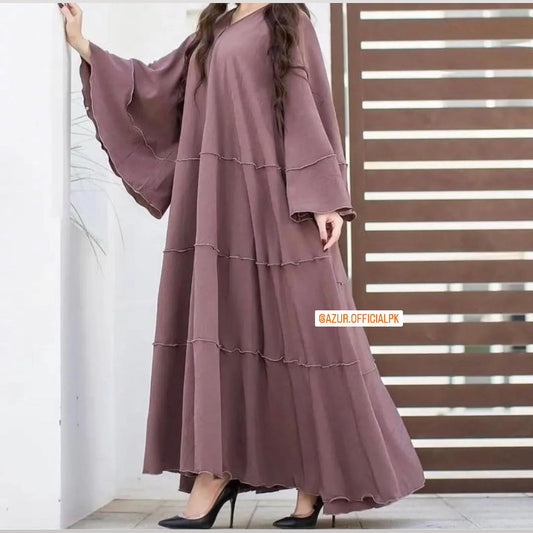 Elegant Pleated Abaya