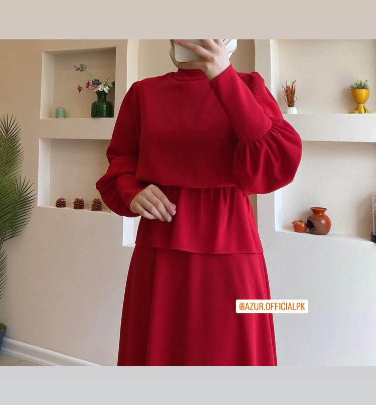 Peplum Elegance Co-Ord Set