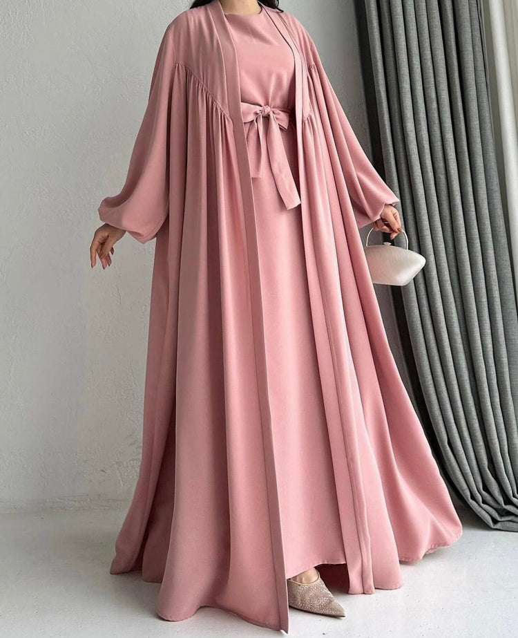 Classic Inner & Gown Abaya Set