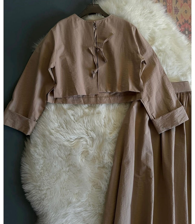 Chic Cotton Two-Piece Set